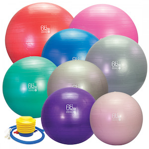 Allcare Exercise & Posture Ball - Non Slip Vinyl Surface And Ribbed For Extra Se…