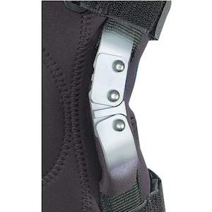 MUE333 HINGED WRAP AROUND KNEE BRACE WITH TRIAXIAL HINGE AND OPEN BACK