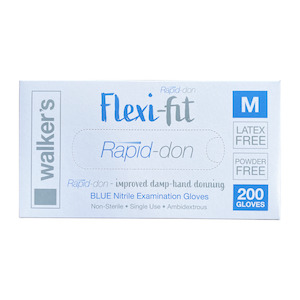 Flexi-fit Nitrile Gloves - Latex Free & Powder Free Box 200