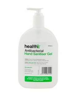 ANTIBACTERIAL HAND SANITISER GEL 375ML WITH PUMP