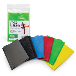 66FIT LATEX FREE RESISTANCE EXERCISE BAND 1.2M