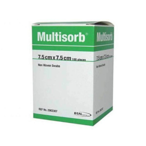 Multisorb Gauze Swabs - Non Sterile (pack-100)