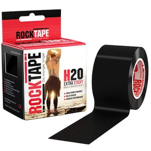 Tapes Bandages: ROCKTAPE H20 - REPELS WATER AND PREVENTS ABSORPTION FOR SWIMMING, SWEAT AND DIRT