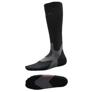 Mue4202 Graduated Compression Socks Black Pair For Improved Circulation And Compression