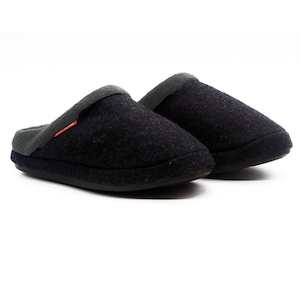 Archline Orthotic Slippers, Charcoal Marl, Slip On