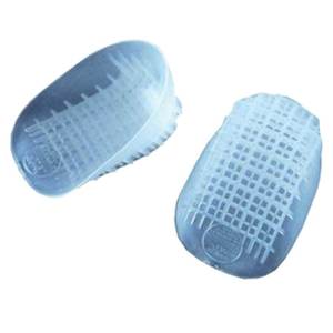 Tulis Gel Heavy Duty Heel Cups  Clear