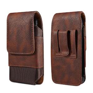 Telephone including mobile phone: Universal Leather Belt Clip Case Holster Pouch