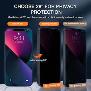 Anti-spy Tempered Glass Privacy Screen Protector for IPhone