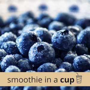 Cafe: BLUEBERRY + MATCHA Smoothie