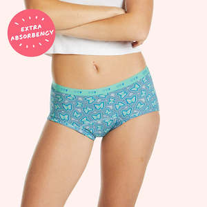 Period Underwear: First Period Boyleg Brief – Butterfly