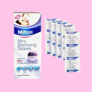 Cleaning Accessories: Milton Mini Sterilising Tablets - 10 Pack