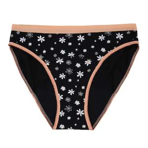 Teen Period Underwear: Love Luna First (Teen) Bikini Brief - Daisy