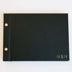 Monogrammed Wedding Guestbook