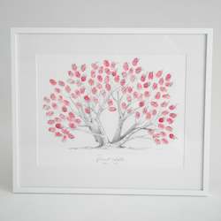 Pohutukawa Fingerprint Remembrance Tree - Memorial Guestbook