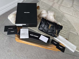 Saint Laurent 2023 Black Nappa Toy Loulou Puffer