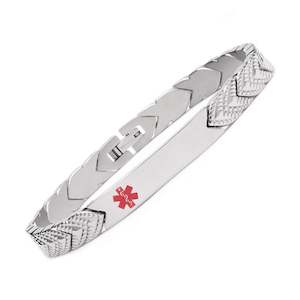 Direct selling - jewellery: Silver Fern Medical ID Bracelet