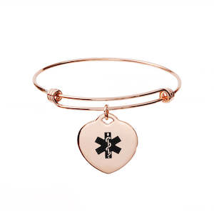 Harlow Medical ID Bracelet - ROSE GOLD