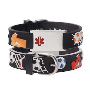 Football Medical ID Bracelet