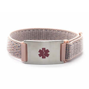 Direct selling - jewellery: Whiti Medical ID - Velcro PINK