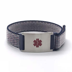 Whiti Medical ID - Velcro NAVY