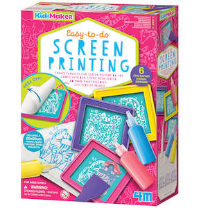 4M | KidzMaker|  Easy to Do Screen Printing