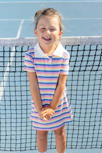 Milky | Multi Stripe Rib Dress | Sizes 8-12