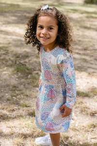 Milky | Patchwork Dress | Size 8-12