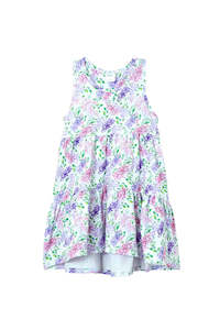 Infant clothing: Milky | Wisteria Tiered Dress | Sizes 8-12