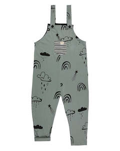 Turtledove | Rainbow Star Dungarees