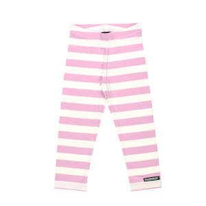 Villervalla | Bloom Pink Stripe Leggings