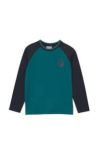 Milky | Lion Raglan Long Sleeve T-Shirt | Sizes 2-7