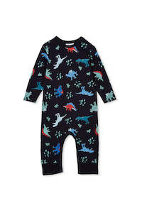 Infant clothing: Milky | Dinosaur Long Sleeve Romper