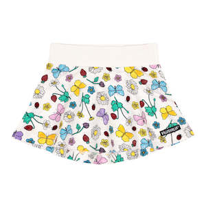 Villervalla | Flower and Butterfly Twirl Skirt