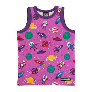 Villervalla | Space Tank Top | Lotus Pink