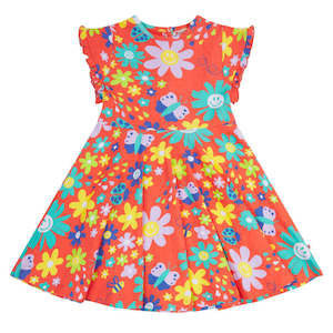 Infant clothing: Piccalilly | Flower Power Skater Dress