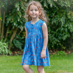 Infant clothing: Piccalilly | Parrot Button Dress