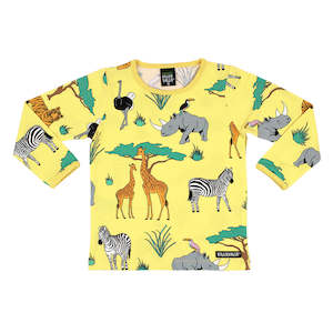 Villervalla | Lemon Safari Long Sleeve Tee