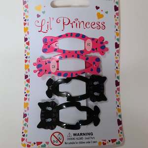 Lil' Princess | Pink Giraffe and Black Cat