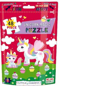 Puzzle Pouch | 48 Pieces | Unicorn Magic