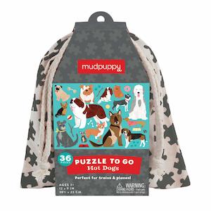 Mudpuppy | Puzzle to Go | Hot Dogs