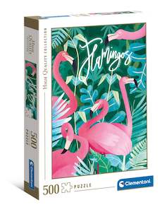 Clementoni | Flamingos 500 Piece Puzzle