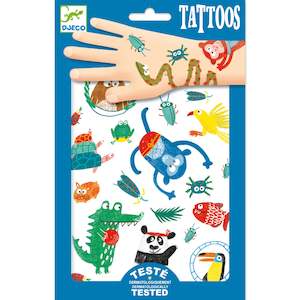 Infant clothing: Djeco | Temporary Tattoos | Cute Animals