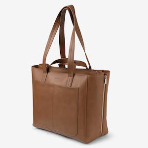 Nappy Bags: VANCHI - Ida Tote | Tan