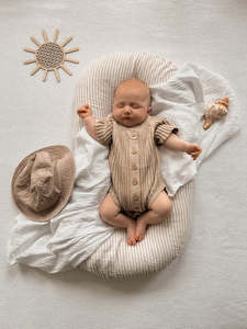 Christmas Collection: Little B's Nursery - Ribbed Onesie | Oak