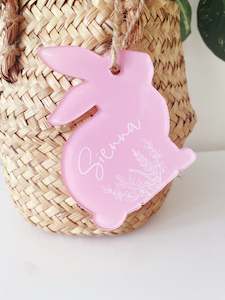 Timber Tinkers - Personalised Coloured Easter Tag