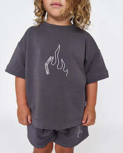 Brands: Wilx - Flame Shirt | Charcoal