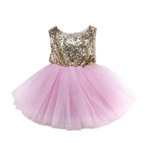 Sequin Princess Dress | Pink