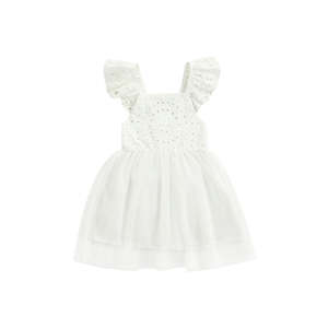 Party Outfits Birthdays: Fantasy Flutter Dress | White