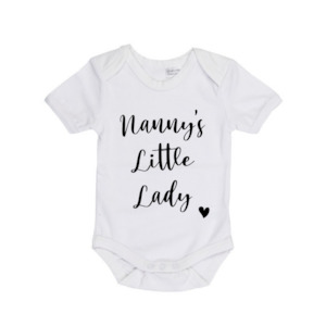 MLW By Design - Nanny's Little Lady Bodysuit | Various Colours