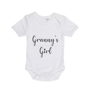 MLW By Design - Granny's Girl Bodysuit | White